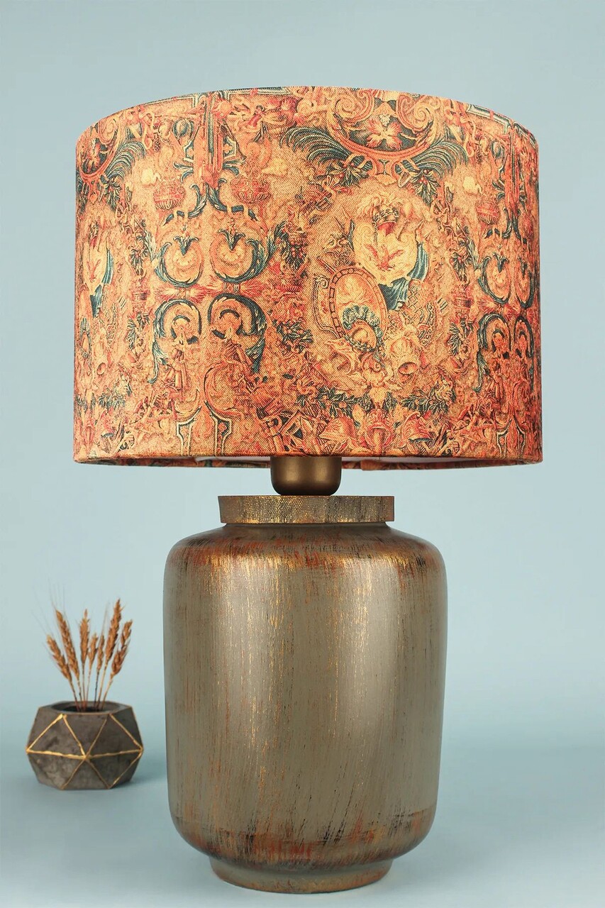 Lampa de masa, Opviq, 687HMY2435, Multicolor - imagine 4